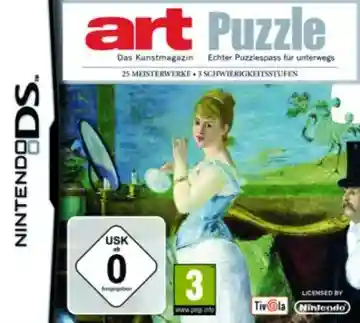 Art - Das Kunstmagazin Puzzle - Echter Puzzlespass fuer Unterwegs (Europe) (En,Fr,De,Es,It)